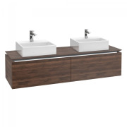 Тумба под раковину Villeroy & Boch Legato 160х38 см с подсветкой ДСП дуб аризона B676L0VH