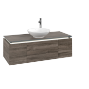 Тумба під раковину Villeroy & Boch Legato 120х38 см з підсвічуванням ДСП кам'яний дуб B577L0RK