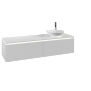 Тумба под раковину Villeroy & Boch Legato 160х38 см с подсветкой ДСП белый матовый B597L0MS