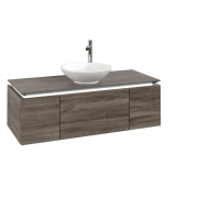 Тумба під раковину Villeroy & Boch Legato 120х38 см з підсвічуванням ДСП кам'яний дуб B577L0RK