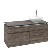 Тумба под раковину Villeroy & Boch Legato 120х55 см с подсветкой ДСП каменный дуб B582L0RK