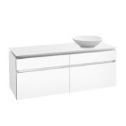 Тумба под раковину Villeroy & Boch Legato 120х55 см с подсветкой ДСП белый матовый B582L0MS