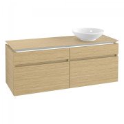 Тумба під раковину Villeroy&Boch Legato 140х55 см з підсвічуванням ДСП північний дуб B590L0VJ