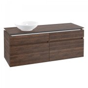 Тумба под раковину Villeroy & Boch Legato 140х55 см с подсветкой ДСП дуб аризона B588L0VH