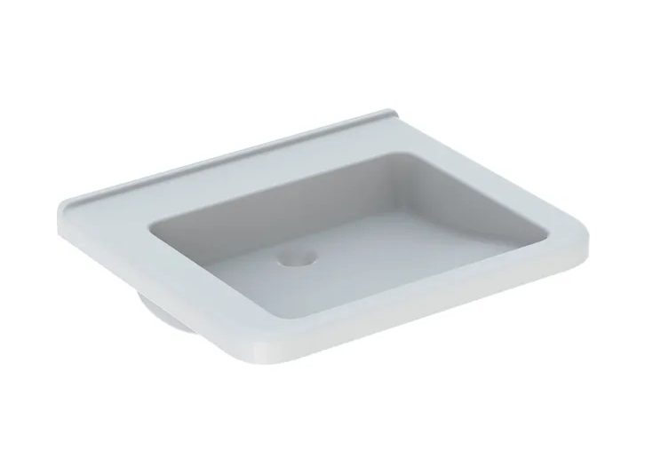 Раковина для ванной Geberit Selnova Comfort Square 65х55 см сантехнический фарфор белый 500.790.01.7