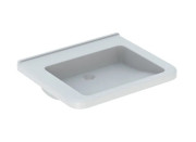 Раковина для ванной Geberit Selnova Comfort Square 65х55 см сантехнический фарфор белый 500.790.01.7