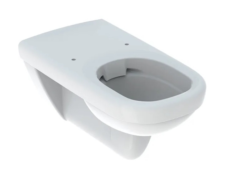 Унітаз підвісний Geberit Selnova Comfort Square 39х70 см сантехнічний безободковий фарфор білий 500.791.01.7