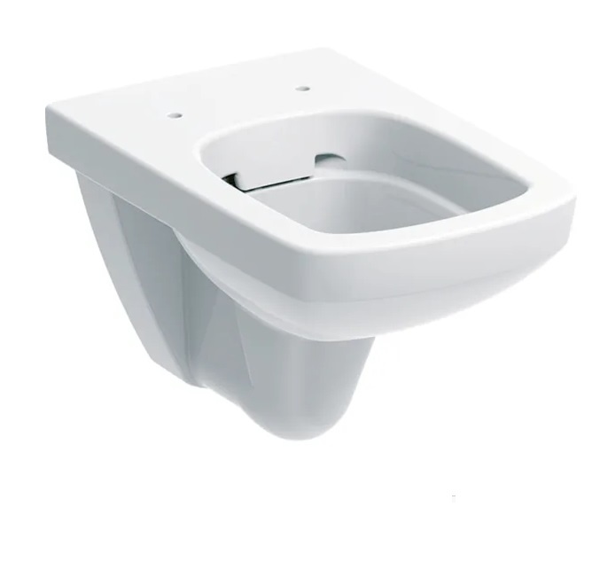 Унітаз підвісний Geberit Selnova Square 35х53 см безободковий сантехнічний фарфор білий 501.458.00.7