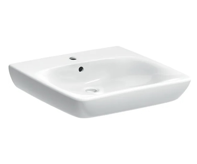 Раковина для ванної Geberit Selnova Comfort 55х55 см сантехнічна порцеляна білий 501.461.00.7