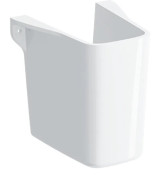 Полупьедестал для раковины Geberit Selnova Square сантехнический фарфор белый 501.477.00.7