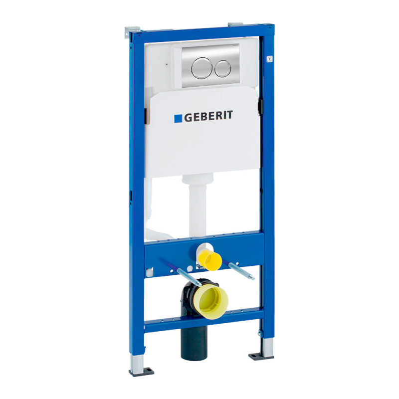 Система инсталляции Geberit Duofix 3 в 1 с клавишей хром глянцевый 458.103.00.1+115.127.21.1