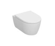 Унитаз подвесной Geberit Icon 36х53 см безободковый сиденье Soft Close керамика альпийский белый/матовый 501.663.JT.1