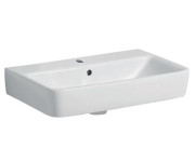 Раковина для ванної Geberit Selnova Compact 60х37 см сантехнічна порцеляна білий 501.511.00.7