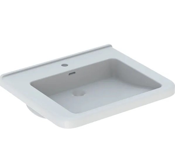 Раковина для ванної Geberit Selnova Comfort Square 55х52,5 см сантехнічна порцеляна білий 500.785.00.7