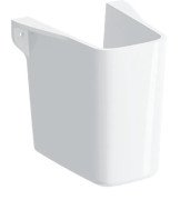 Полупьедестал для раковины Geberit Selnova Square сантехнический фарфор белый 501.477.00.7