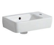 Раковина для ванної Geberit Selnova Compact 40х25 см отвір праворуч сантехнічний фарфор білий 501.517.00.7