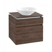 Тумба под раковину Villeroy & Boch Legato 60х55 см с подсветкой ДСП дуб аризона B568L0VH