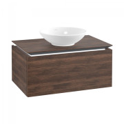 Тумба під раковину Villeroy & Boch Legato 80х38 см з підсвічуванням ДСП дуб аризона B569L0VH