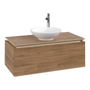 Тумба під раковину Villeroy & Boch Legato 100х38 см з підсвічуванням ДСП дуб канзас B571L0RH