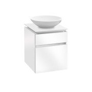 Тумба под раковину Villeroy & Boch Legato 60х55 см с подсветкой МДФ/ДСП глянцевый белый B568L0DH