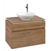 Тумба под раковину Villeroy & Boch Legato 80х55 см с подсветкой ДСП дуб канзас B570L0RH