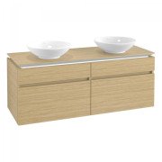 Тумба під раковину Villeroy&Boch Legato 140х55 см з підсвічуванням ДСП північний дуб B592L0VJ