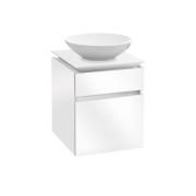 Тумба под раковину Villeroy & Boch Legato 45х55 см с подсветкой МДФ/ДСП глянцевый белый B566L0DH