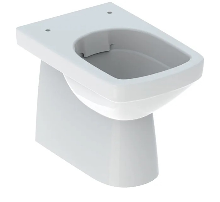 Унітаз підлоговий Geberit Selnova Square 35,5х53 см сантехнічний фарфор білий 501.564.01.7
