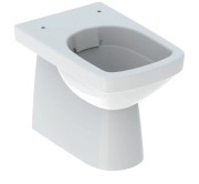Унитаз напольный Geberit Selnova Square 35,5х53 см сантехнический фарфор белый 501.564.01.7