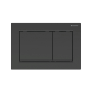 Кнопка змиву Geberit Omega 30 подвійний змив пластик чорний/чорний матовий 115.080.DW.1