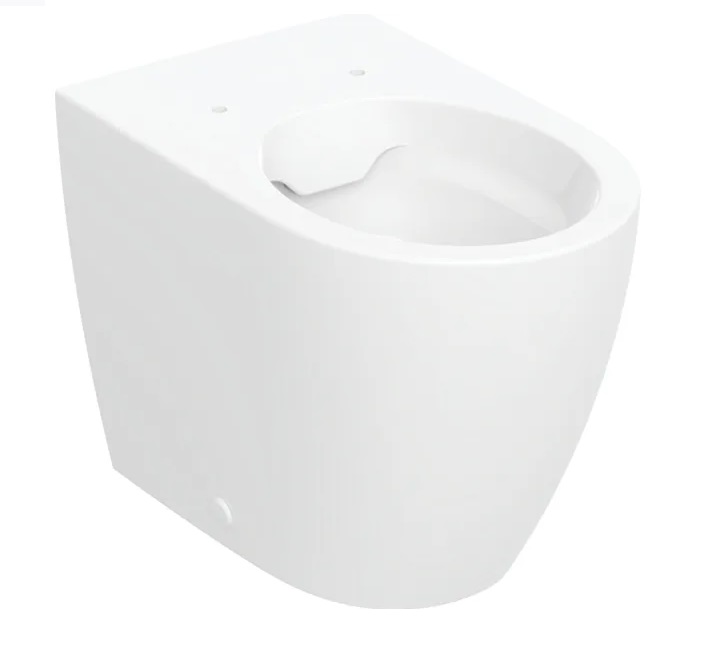 Унитаз напольный Geberit iCon 35х56 см сантехнический фарфор белый 502.382.00.1