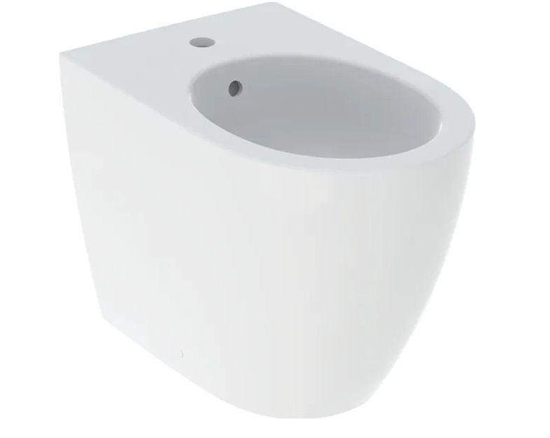 Біде підлогове Geberit iCon 35х56 см сантехнічний фарфор білий 502.384.00.1