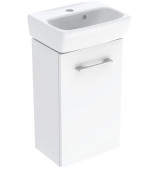 Тумба з раковиною Geberit Selnova Square 36х28 см ДСП білий глянсовий 502.742.00.1