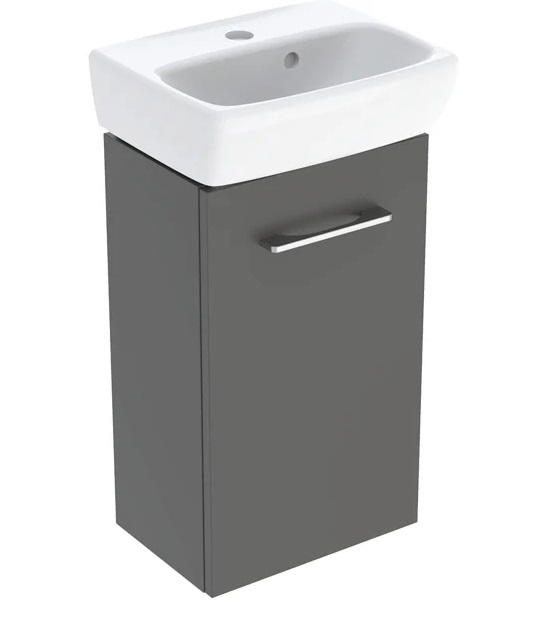 Тумба з раковиною Geberit Selnova Square 36х28 см ДСП лава 502.743.00.1