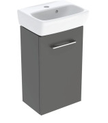 Тумба с раковиной Geberit Selnova Square 36х28 см ДСП лава 502.743.00.1