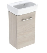 Тумба с раковиной Geberit Selnova Square 36х28 см ДСП светлый орех 502.745.00.1