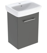 Тумба з раковиною Geberit Selnova Square 45х35 см ДСП лава 502.747.00.1