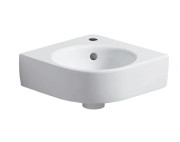 Раковина для ванної Geberit Selnova Compact кутова 45х39,5 см сантехнічна порцеляна білий 501.519.00.7