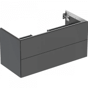 Тумба під раковину Geberit One 118,4x50,4 см ДСП чорний матовий 505.265.00.8