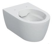 Унитаз подвесной Geberit iCon безободковый 36х53 см сантехнический фарфор белый 501.661.00.1