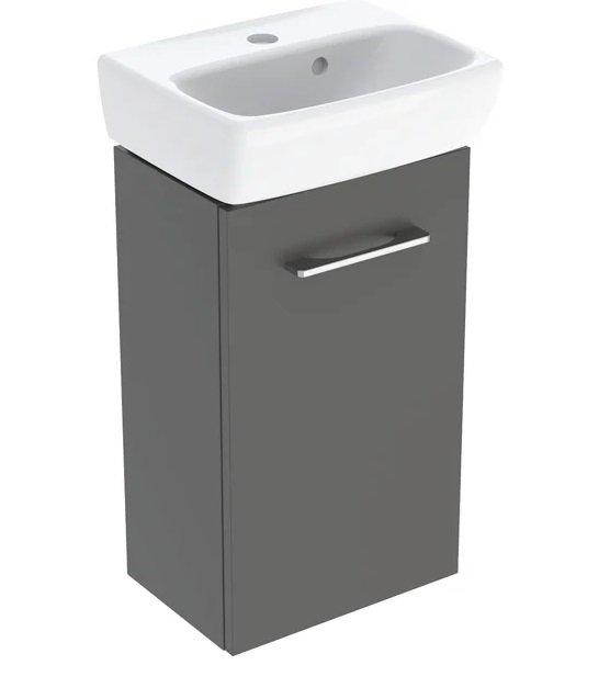 Тумба з раковиною Geberit Selnova Square 36х28 см ДСП лава 502.743.00.1