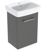 Тумба з раковиною Geberit Selnova Square 45х35 см ДСП лава 502.747.00.1