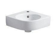 Раковина для ванної Geberit Selnova Compact кутова 45х39,5 см сантехнічна порцеляна білий 501.519.00.7