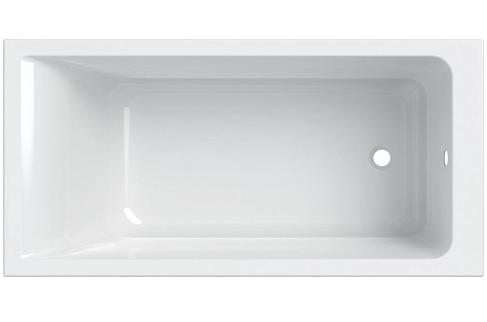 Ванна акрилова Geberit Selnova Square 140х70 см пристінна білий 554.380.01.1
