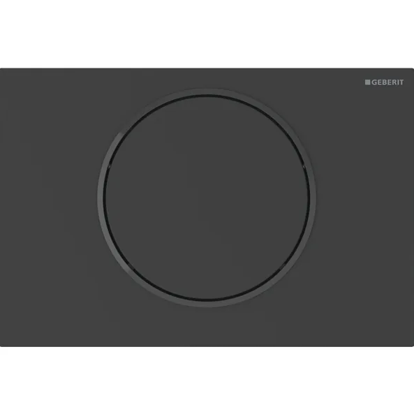 Система електронного управління змивом унітазу Geberit Sigma нержавіюча сталь чорний матовий/чорний 115.869.16.6
