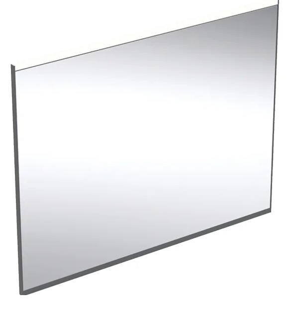 Зеркало для ванной Geberit Option Plus Square 90х70 с прямой и косвенной подсветкой черный матовый/алюминий анодированный 502.783.14.1