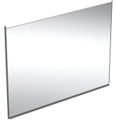 Зеркало для ванной Geberit Option Plus Square 90х70 с прямой и косвенной подсветкой черный матовый/алюминий анодированный 502.783.14.1