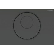 Система электронного управления смывом унитаза Geberit Sigma двойной смыв нержавеющая сталь черный/черный матовый 115.890.DW.6