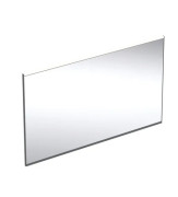 Зеркало для ванной Geberit Option Plus Square 120х70 с прямой и косвенной подсветкой черный матовый/алюминий анодированный 502.785.14.1