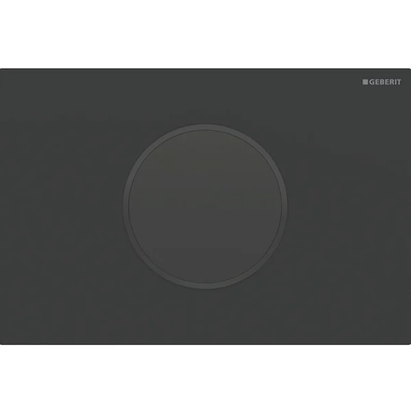 Система электронного управления смывом унитаза Geberit Sigma двойной смыв нержавеющая сталь черный матовый/черный 115.906.16.6